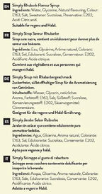 Simply Sugar Free Rhubarb Syrup - Honesty Sales U.K