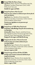 Simply Sugar Free Toffee Nut Syrup - Honesty Sales U.K