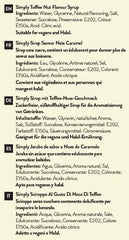 Simply Sugar Free Toffee Nut Syrup - Honesty Sales U.K