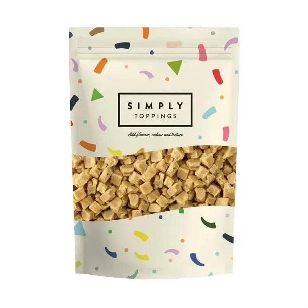 Simply Toppings Diced Caramel 500g - Honesty Sales U.K