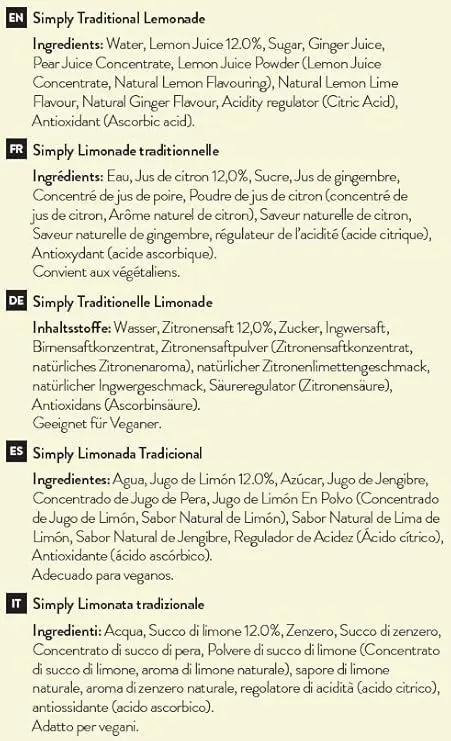 Simply Traditional Lemonade - Honesty Sales U.K