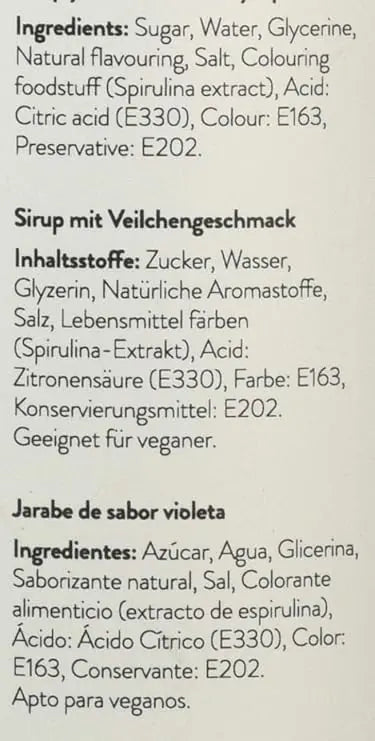 Simply Violet Syrup Simply