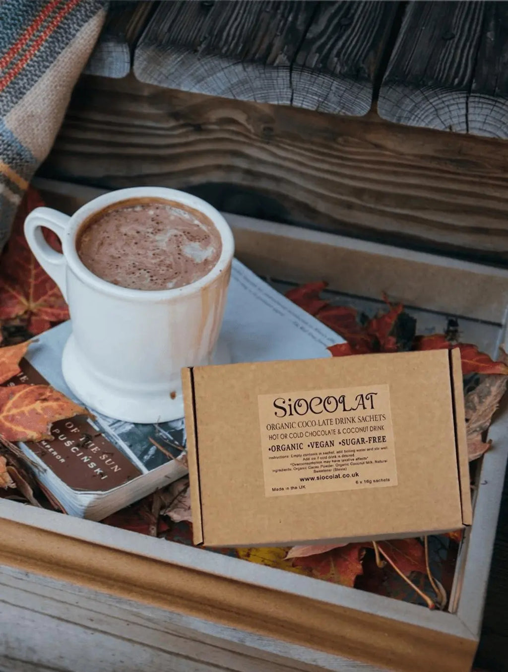 Siocolat Organic Vegan Sugar Free Low Calorie Chocolate Drink Hot or Cold - Honesty Sales