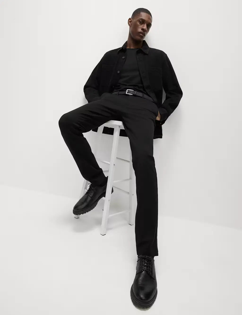 Slim Fit Stretch Ponte Chinos Secondary image