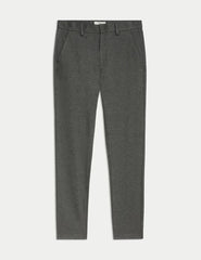 Slim Fit Stretch Ponte Chinos - Honesty Sales