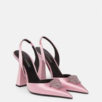 Slingback Heels with Embellishments. - Honesty Sales