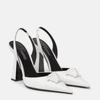 Slingback Heels with Embellishments. - Honesty Sales