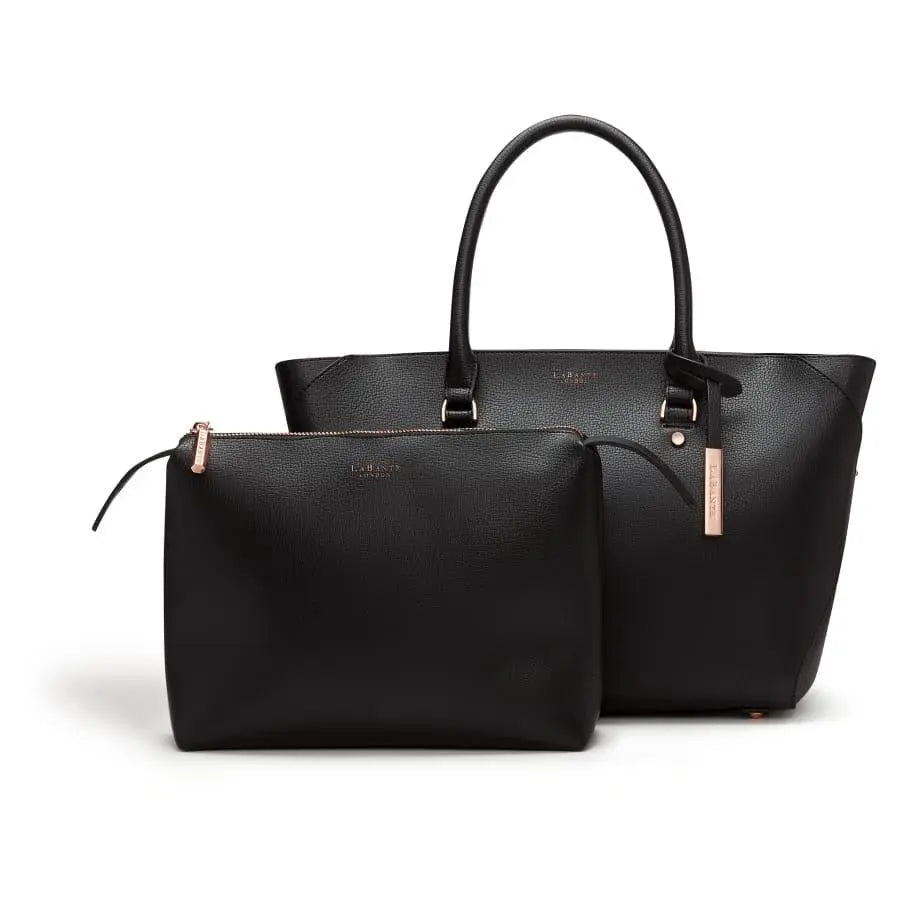 Sophie Black Vegan Tote Bag - Honesty Sales U.K
