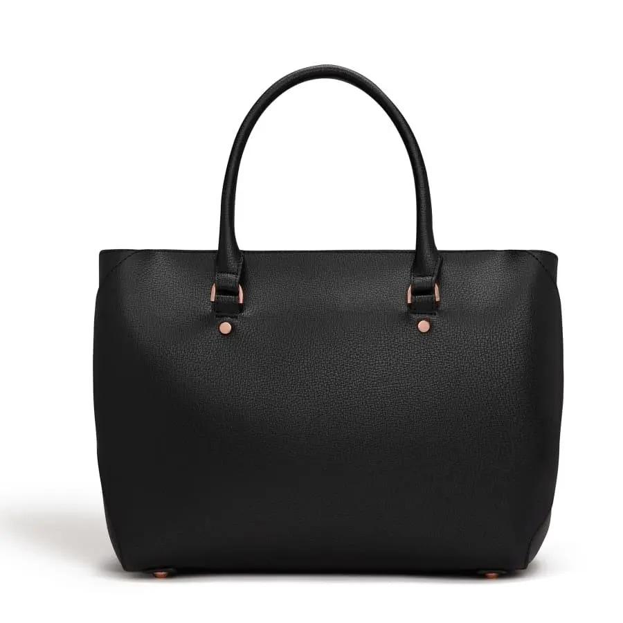 Sophie Black Vegan Tote Bag - Honesty Sales U.K