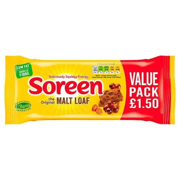 Soreen Original Malt Loaf 320g (Case of 12) - Honesty Sales U.K Image principale du produit
