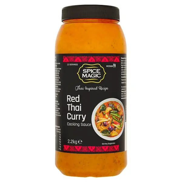 Spice Magic Red Thai Curry Cooking Sauce 2.2kg Spice Magic Main image