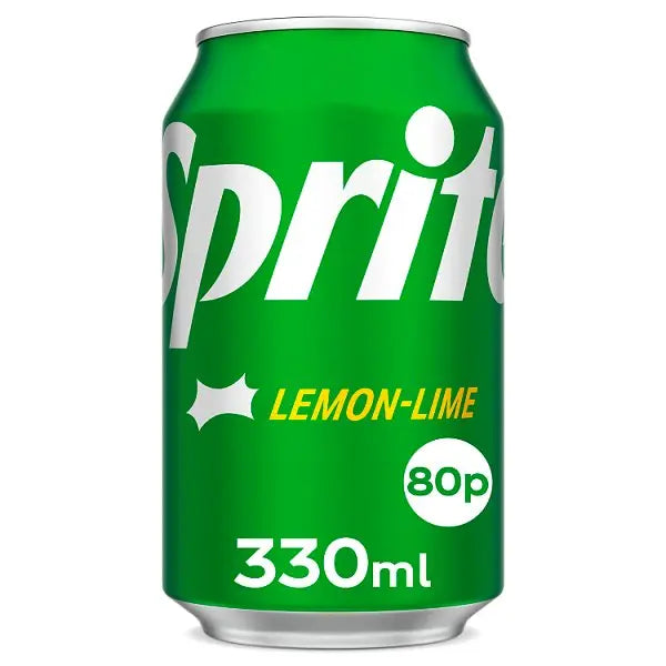 Sprite 330ml PM 80p (Case of 24)  Honesty Sales U.K