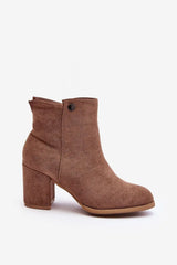 Heel boots model 190193 Step in style - Honesty Sales U.K