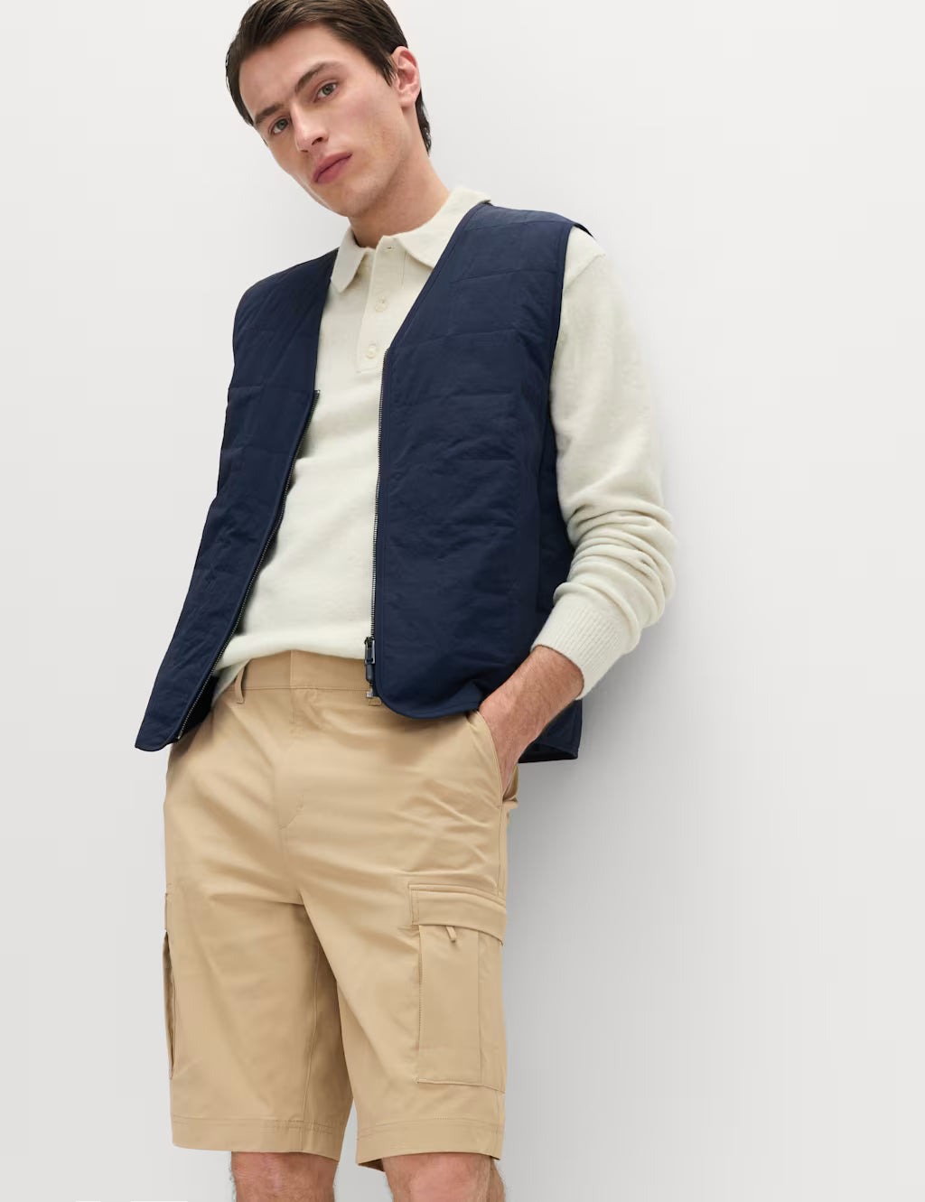 Straight Fit Cargo Shorts