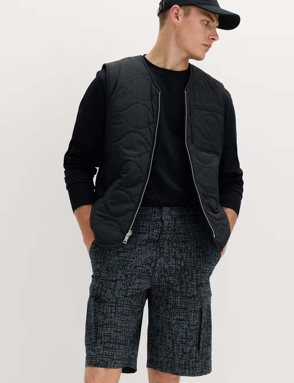 Straight Fit Cargo Shorts