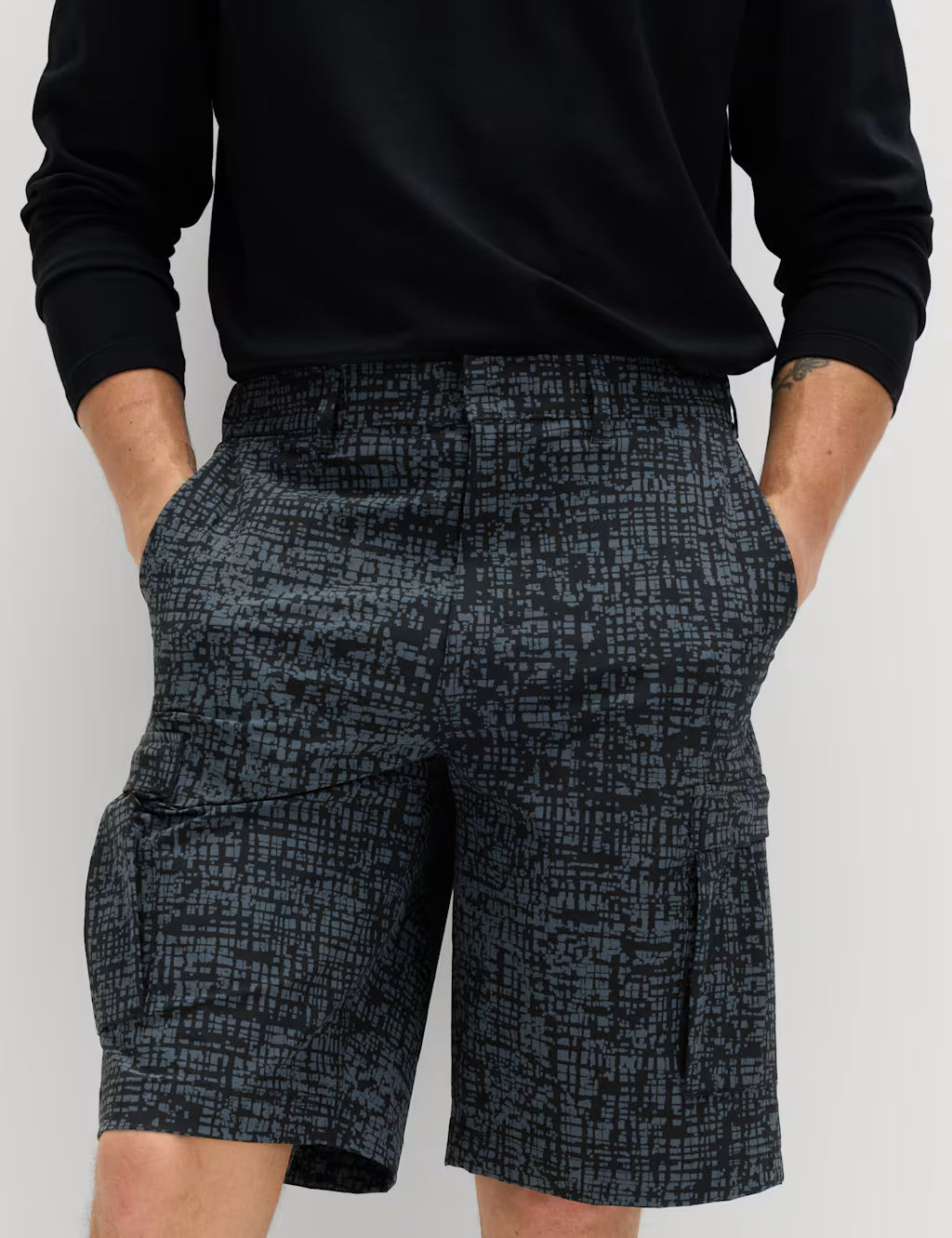 Straight Fit Cargo Shorts