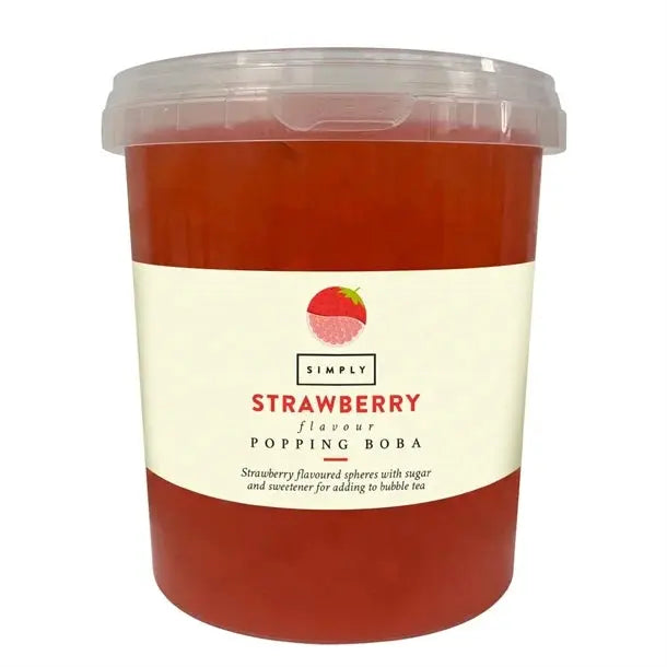 Strawberry Popping Boba 870g - Pack Of 4 - Honesty Sales U.K Hauptbild
