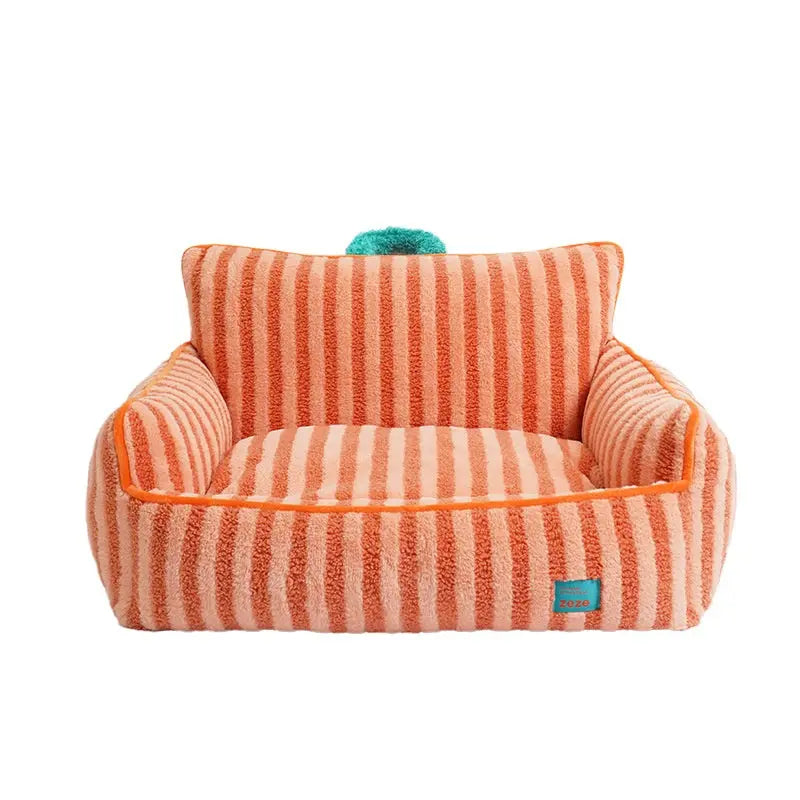 Striped Pet Bed Warm Cat Bed Four Seasons Universal Removable And Washable Zweitbild