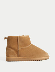 Suede Slipper Boots with Freshfeet™ - Honesty Sales