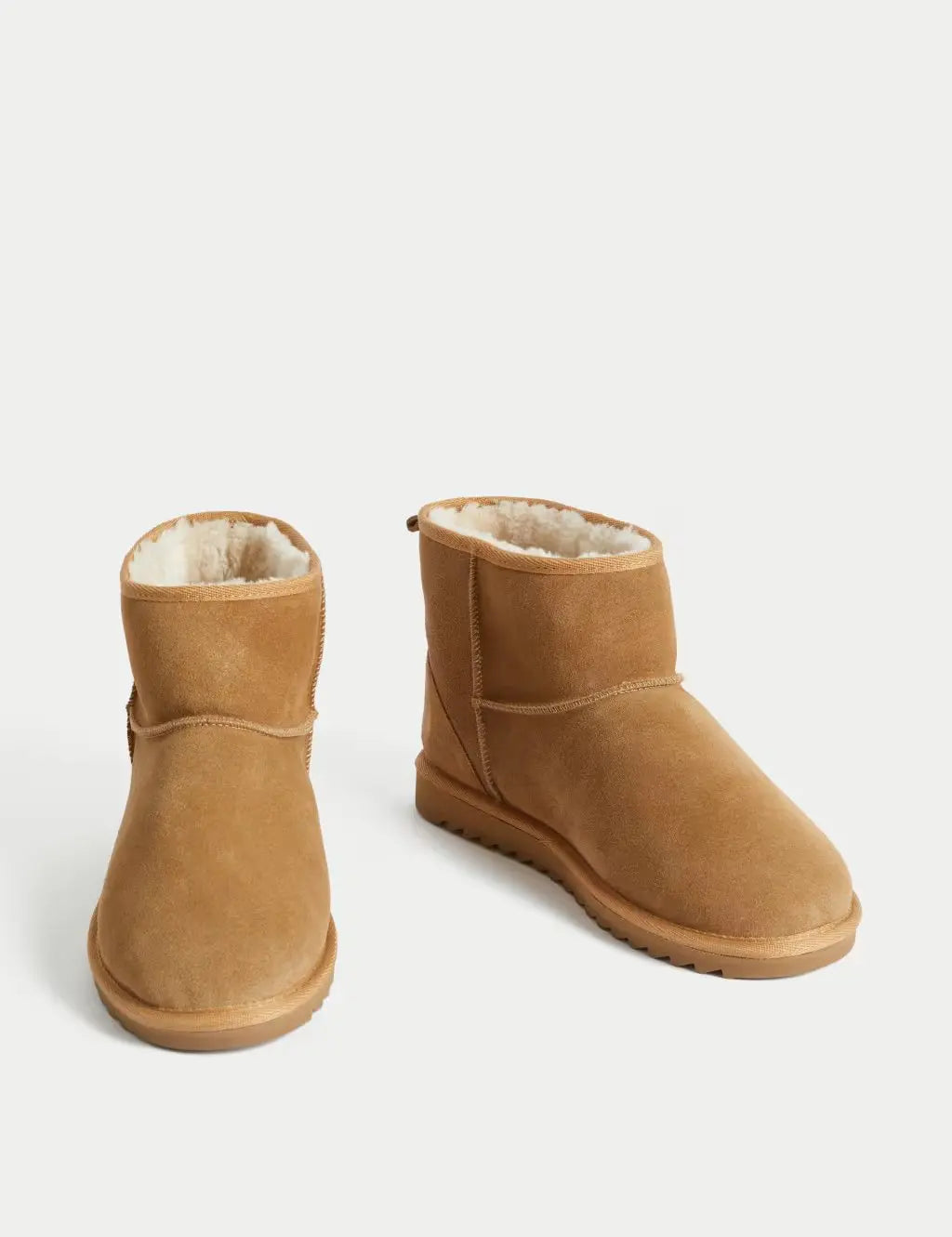 Suede Slipper Boots with Freshfeet™ Honesty Sales Main image