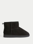 Suede Slipper Boots with Freshfeet™ Honesty Sales