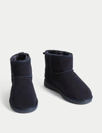 Suede Slipper Boots with Freshfeet™ Honesty Sales