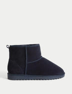 Suede Slipper Boots with Freshfeet™ Honesty Sales