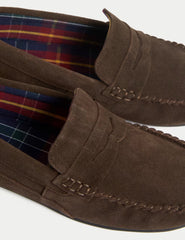 Suede Slippers with Freshfeet™ - Honesty Sales