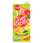 Sun Exotic Citrus Twist 1 litre (Case of 12)  Honesty Sales U.K