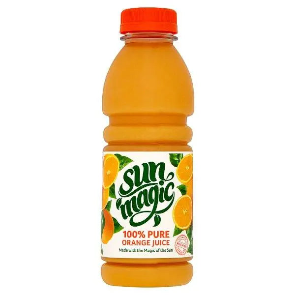 Sunmagic 100% Pure Orange Juice 500ml (Case of 6) - Honesty Sales