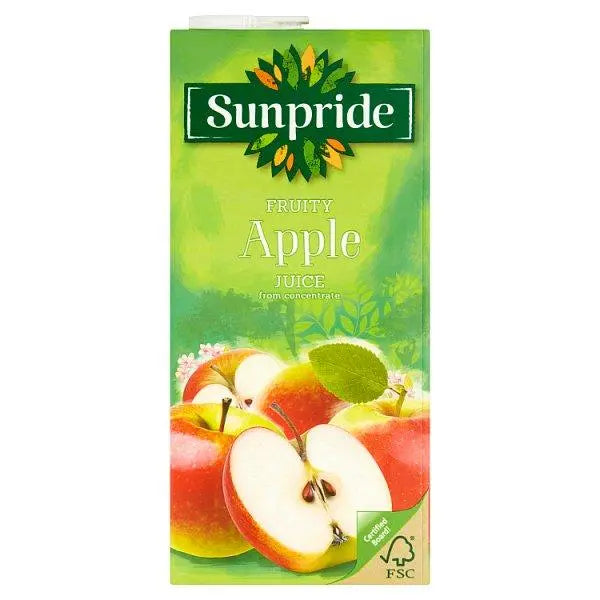 Sunpride Fruity Apple Juice from Concentrate 1 Litre (Case of 12) - Honesty Sales
