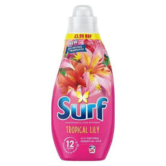 Surf Laundry Washing Tropical Lily 24 washes (Case of 4) - Honesty Sales U.K