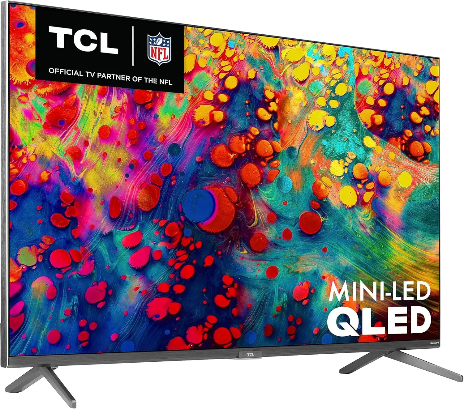 "TCL 55 6-Series 4K UHD Dolby Vision HDR QLED Roku Smart TV - 55R635-CA - Honesty Sales Main image