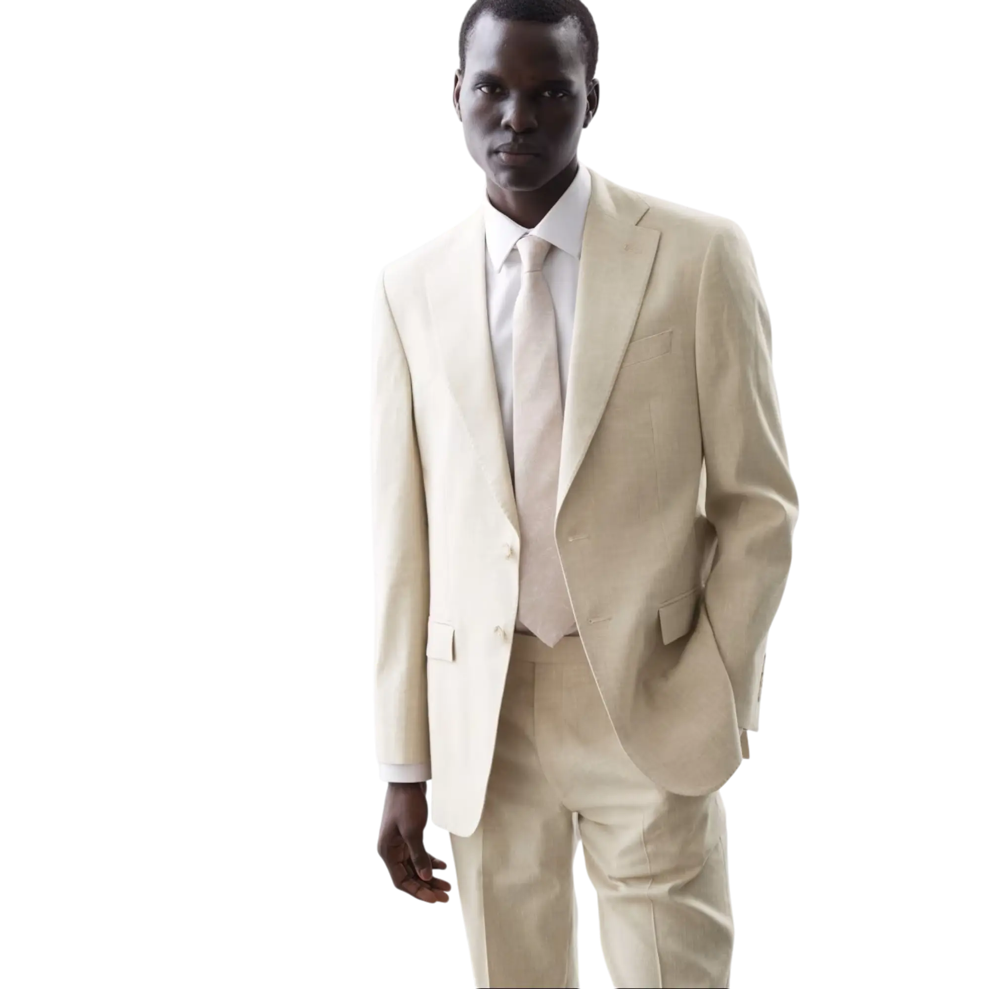 Tailored Fit Italian Performance Linen Blend Suit Jacket  Honesty Sales U.K