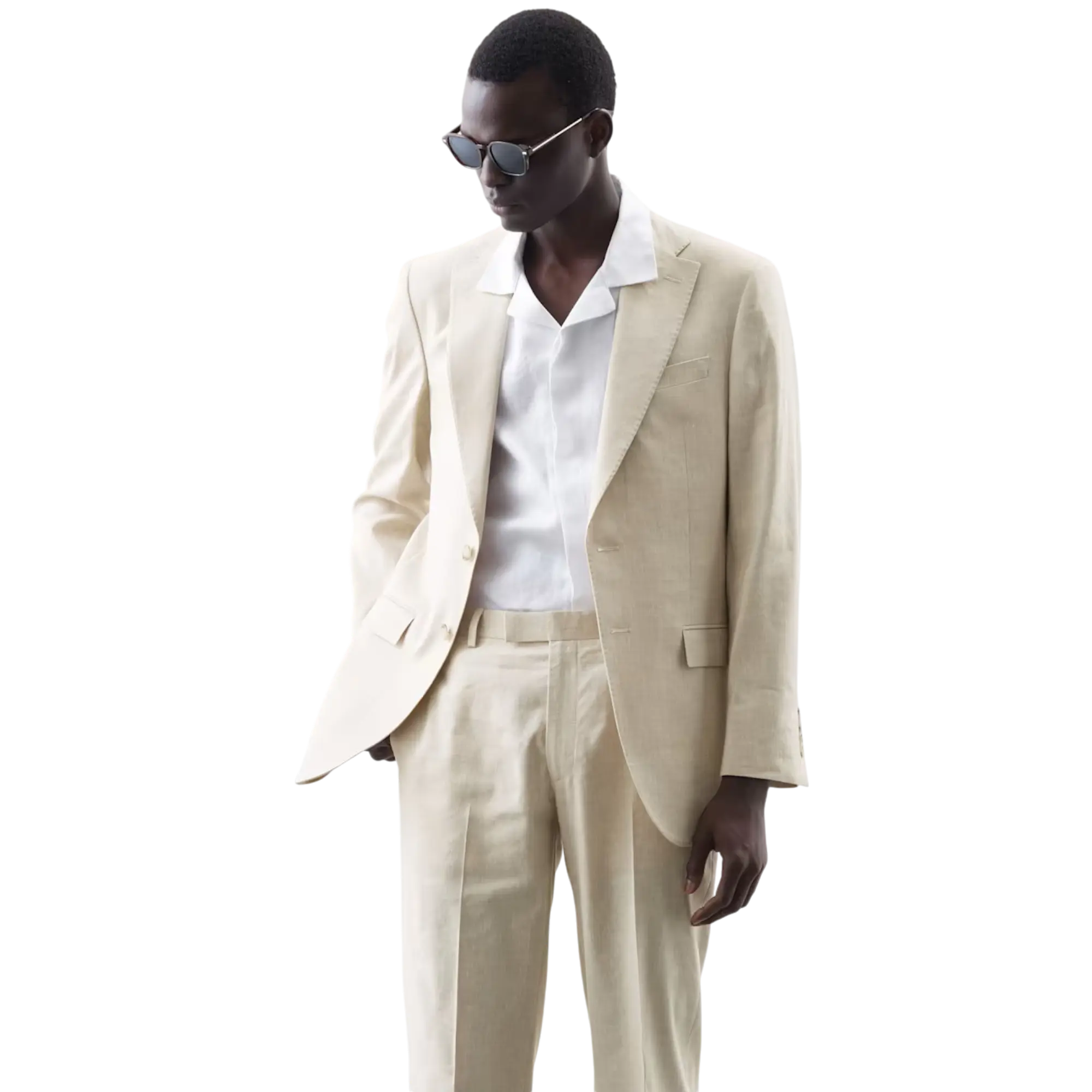 Tailored Fit Italian Performance Linen Blend Suit Jacket  Honesty Sales U.K