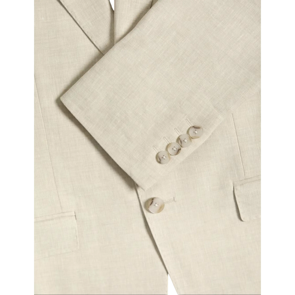 Tailored Fit Italian Performance Linen Blend Suit Jacket  Honesty Sales U.K