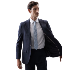 Tailored Fit Italian Performance Linen Blend Suit Jacket