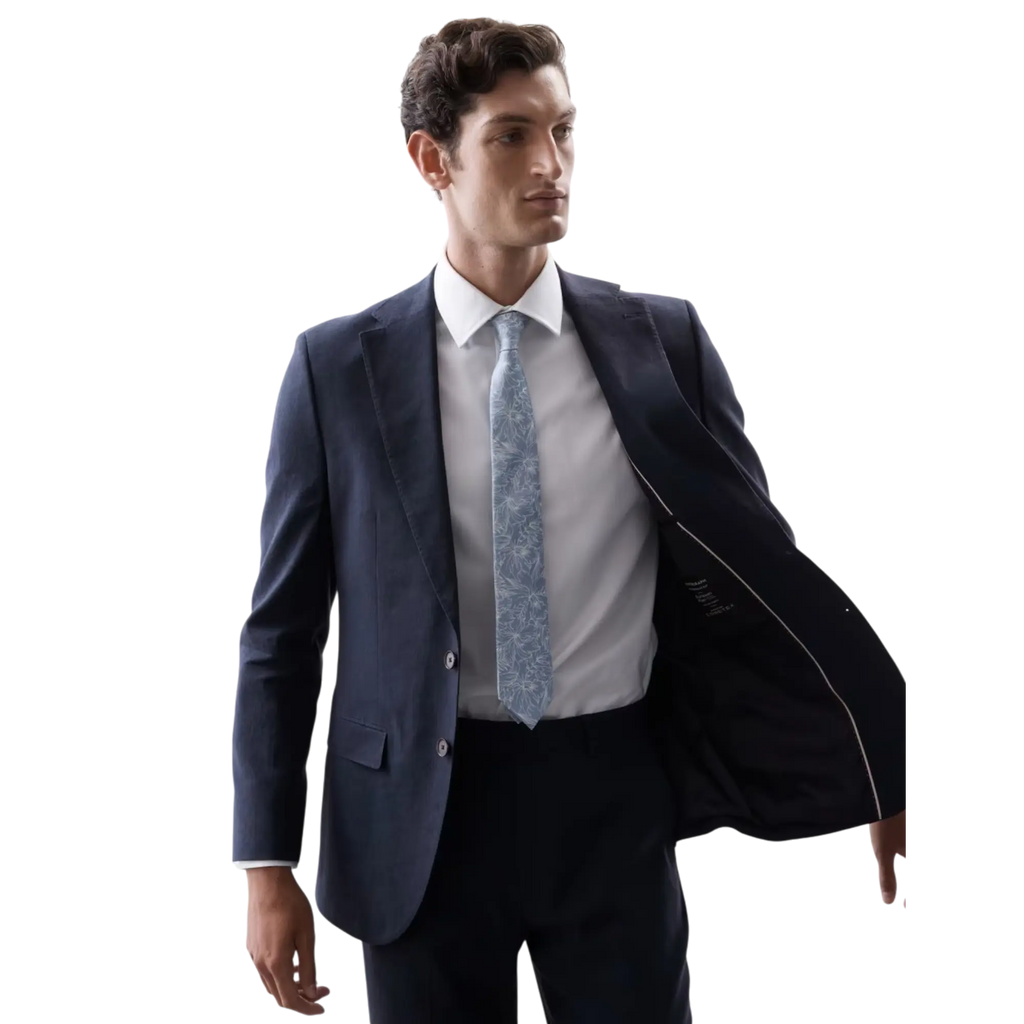 Tailored Fit Italian Performance Linen Blend Suit Jacket  Honesty Sales U.K