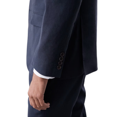 Tailored Fit Italian Performance Linen Blend Suit Jacket