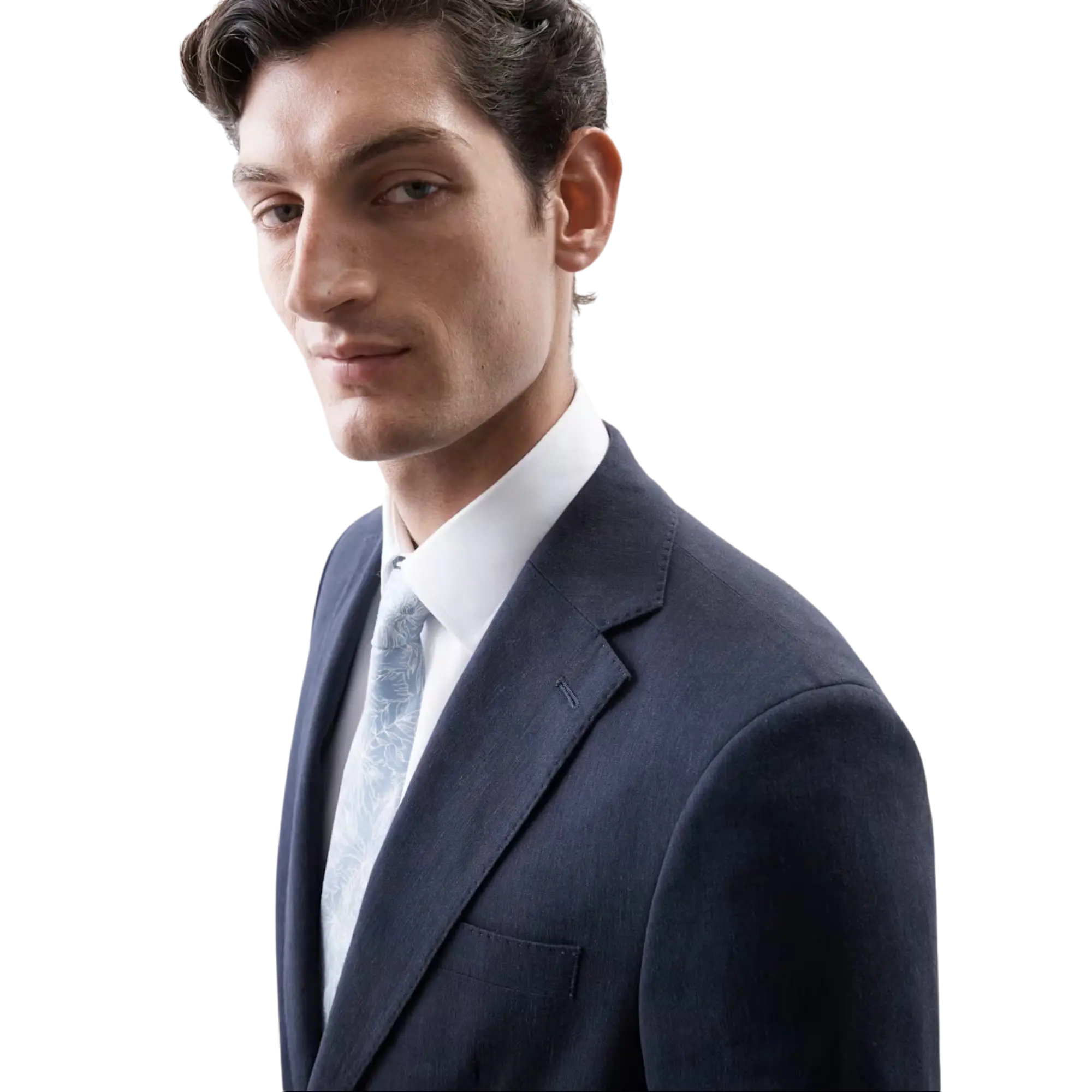 Tailored Fit Italian Performance Linen Blend Suit Jacket  Honesty Sales U.K