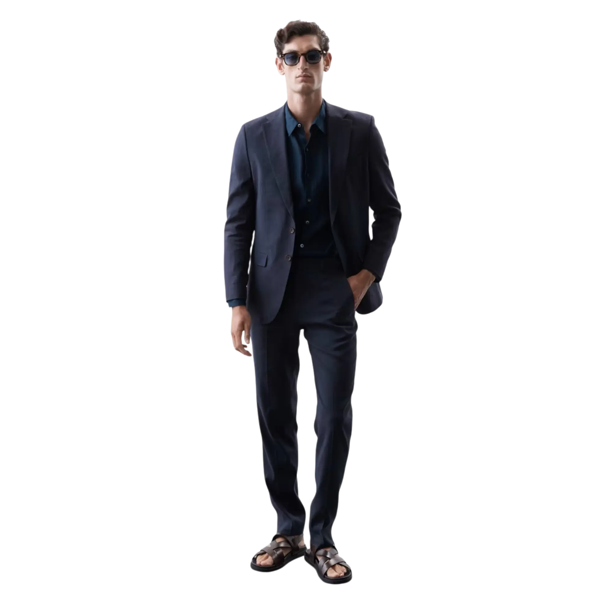 Tailored Fit Italian Performance Linen Blend Suit Jacket  Honesty Sales U.K