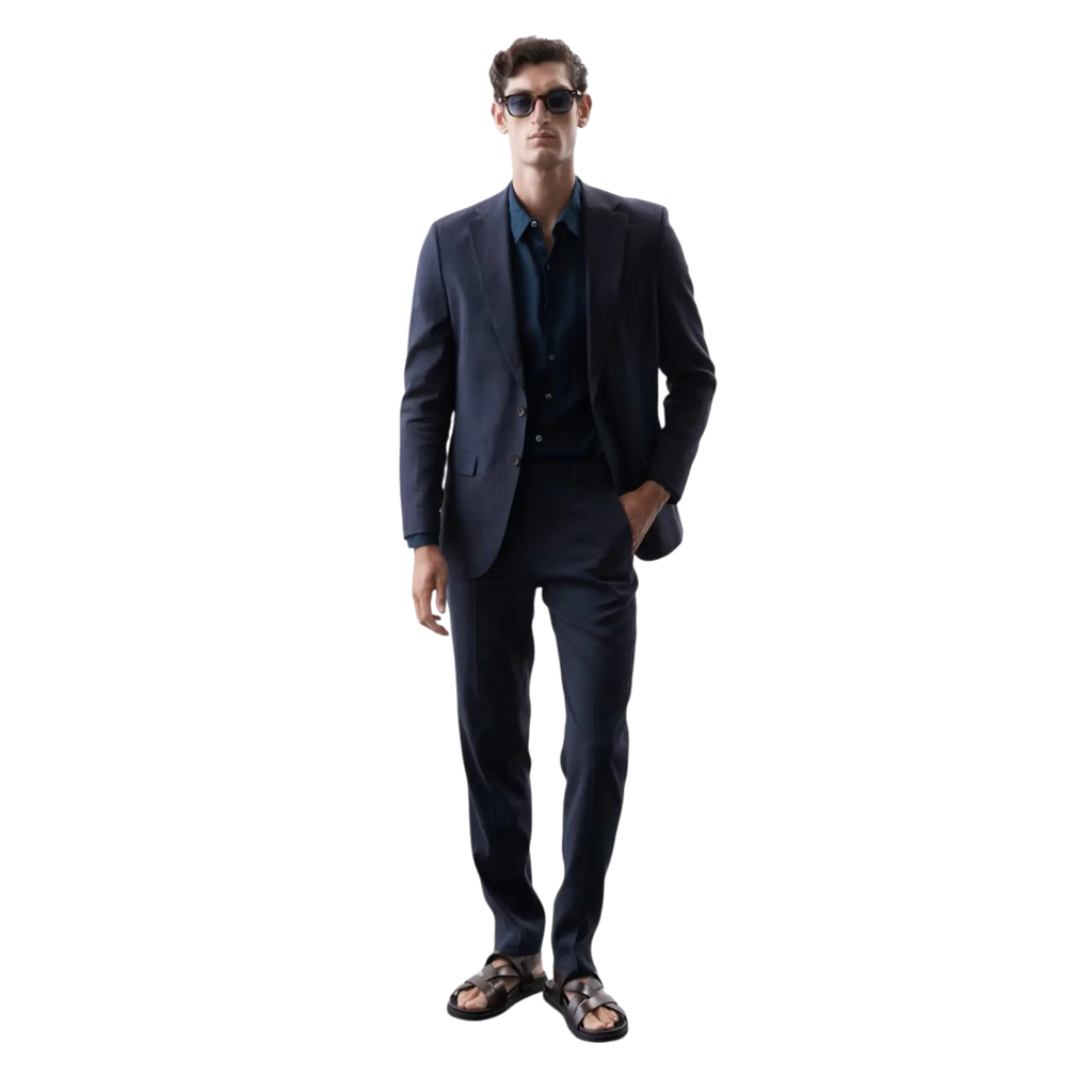 Tailored Fit Italian Performance Linen Blend Suit Jacket  Honesty Sales U.K