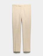 Tailored Fit Italian Performance Linen Blend Suit Trousers
