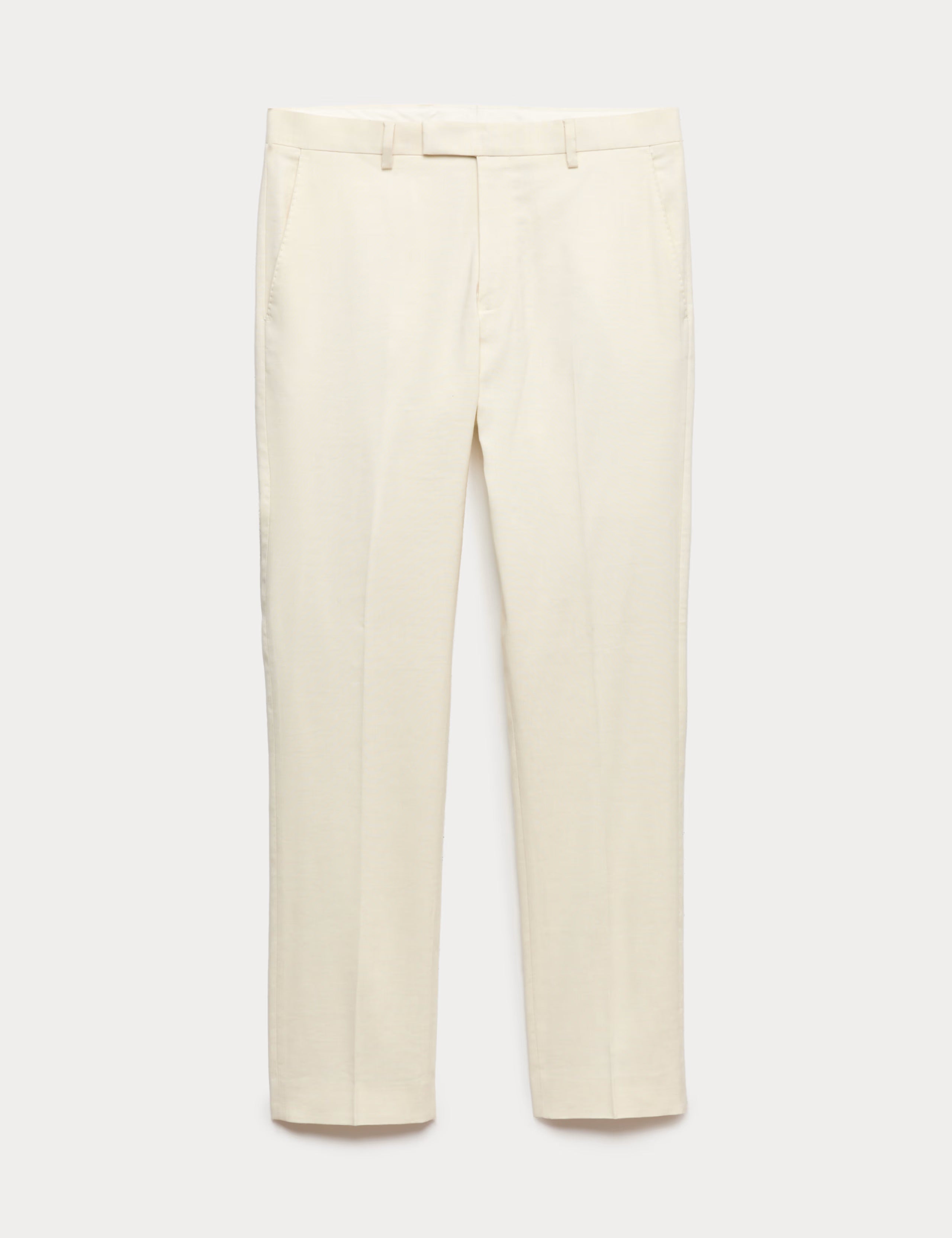 Tailored Fit Italian Performance Linen Blend Suit Trousers Zweitbild