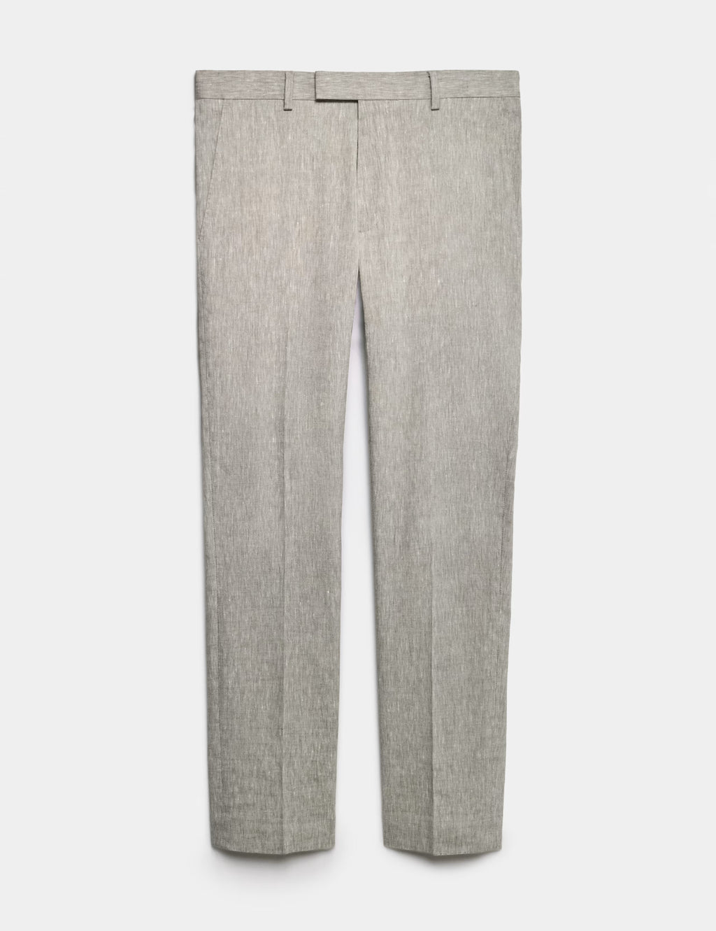 Tailored Fit Italian Performance Linen Blend Suit Trousers