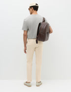 Tailored Fit Italian Performance Linen Blend Suit Trousers