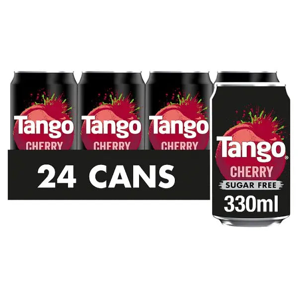 Tango Cherry Sugar Free 330ml (Case of 24)  Honesty Sales U.K