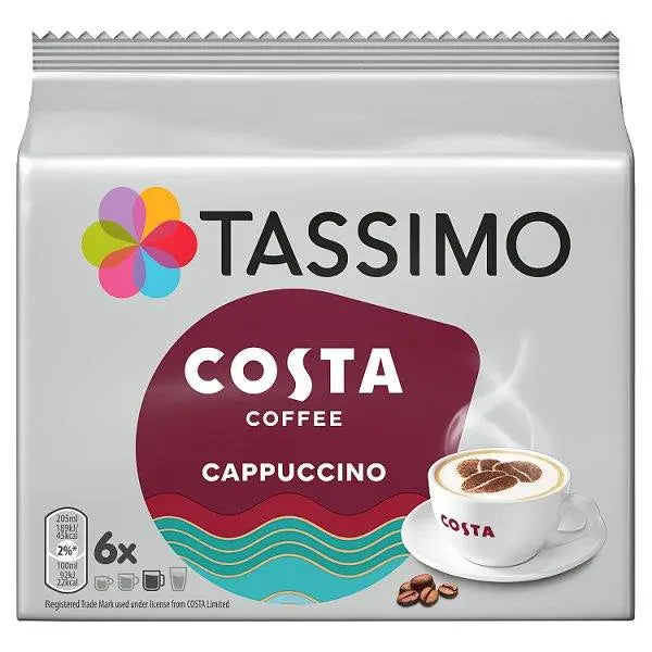 Tassimo Costa 6 Cappuccino 210g - Honesty Sales U.K Image principale du produit