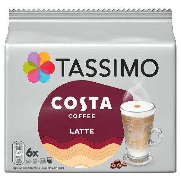 Tassimo Costa 6 Latte 167.4g - Honesty Sales U.K Image principale du produit