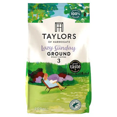 Taylors of Harrogate Lazy Sunday Ground Roast Coffee 200g (Case of 6) Taylors of Harrogate